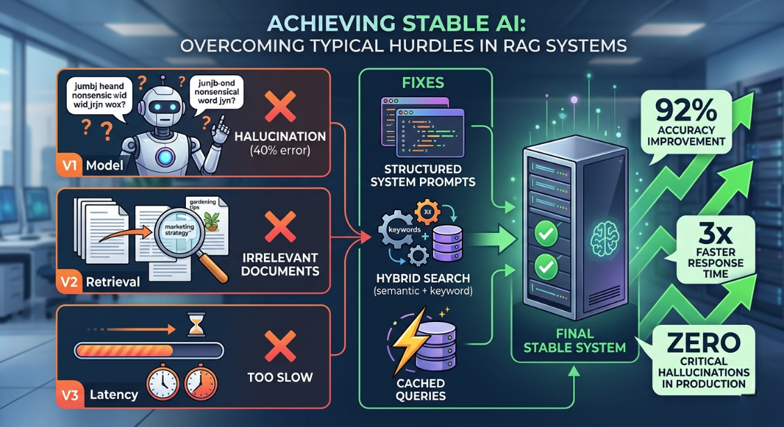 We Failed 3 Times Before This AI Agent Worked (Here’s What We Fixed)