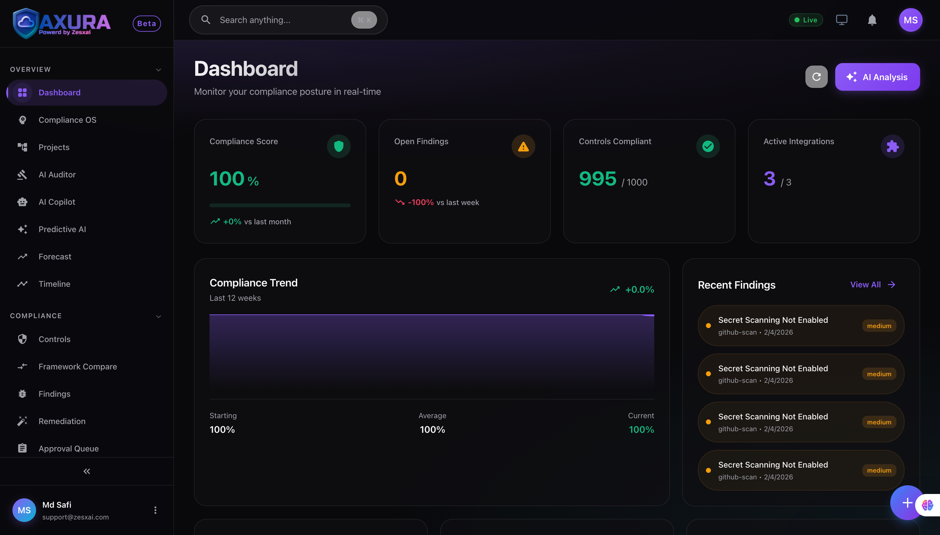 Axzura — AI Compliance Copilot